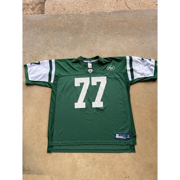 Reebok NFL New York Jets #77 Jenkins Green/White Onfield Jersey 2XL Y3 - Picture 2 of 5